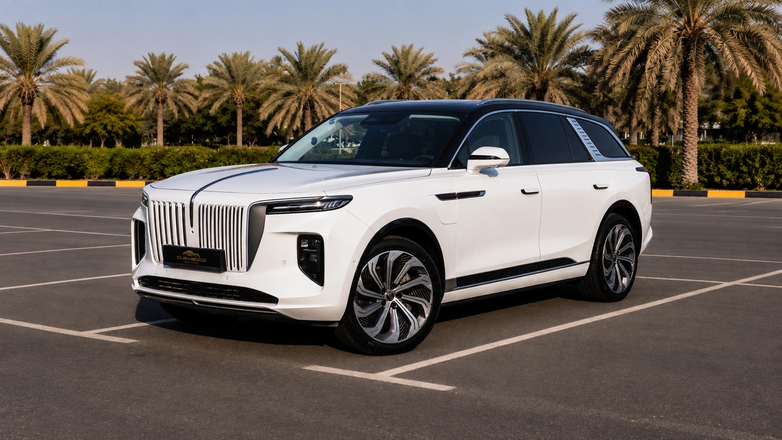 هونشي E-HS9 2025 أبيض – SUV كهربائية فاخرة 2025